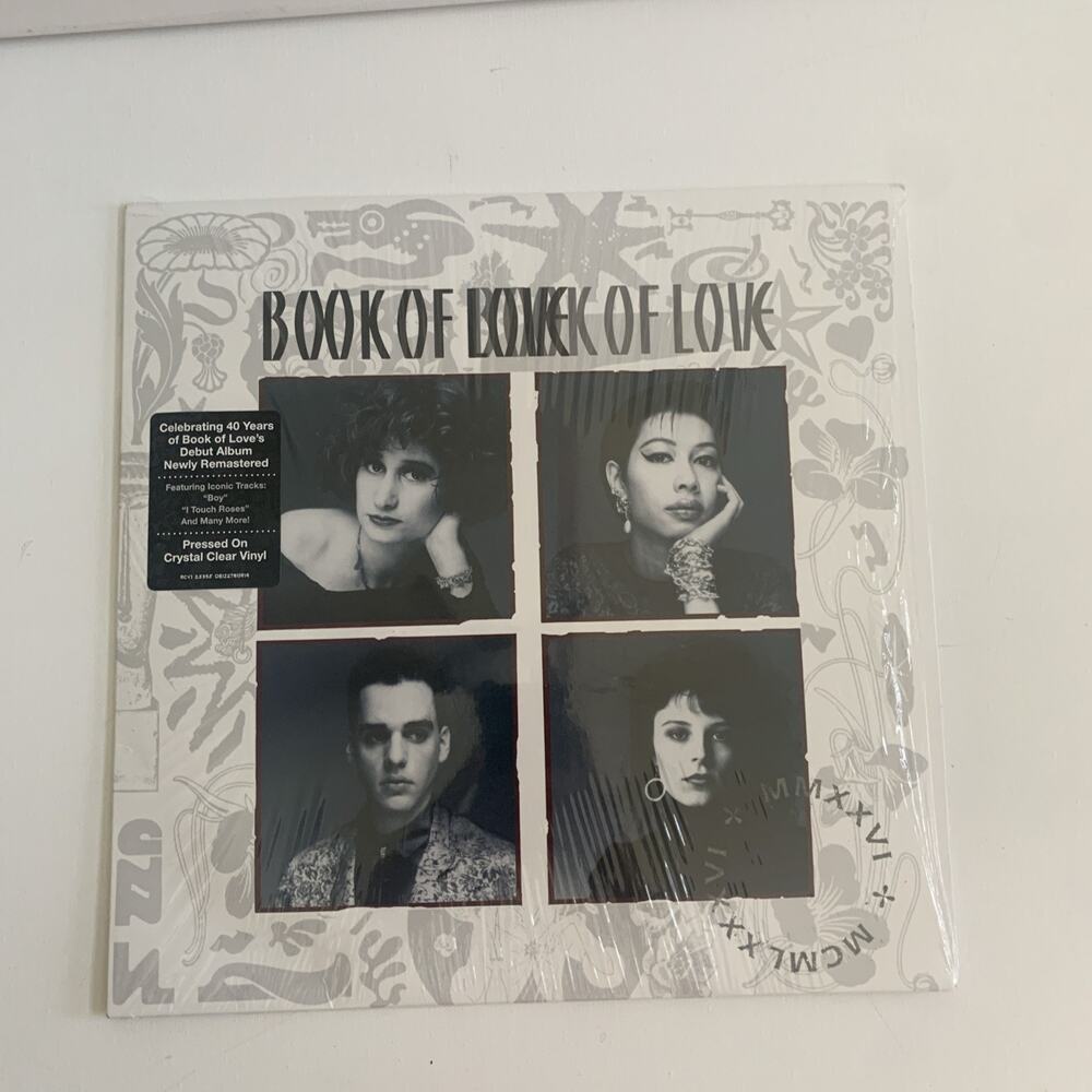 Book of Love: Book Of Love Remastered 40th Anniversary Crystal Clear Vinyl LP
